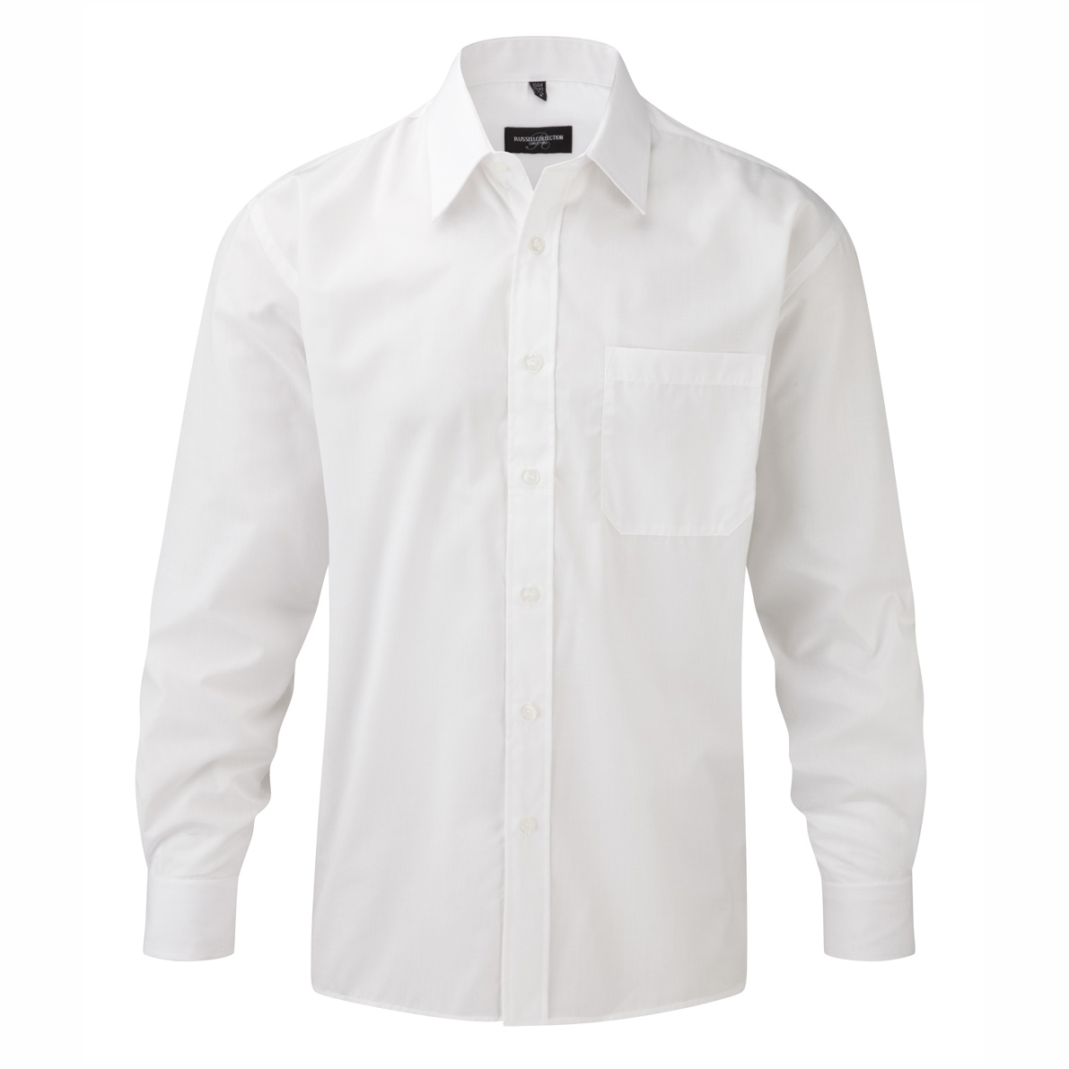 R934M-Mens LS PolyCotton Poplin Shirt